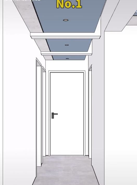 如果过道有三根梁该如何做？应该这样设计！