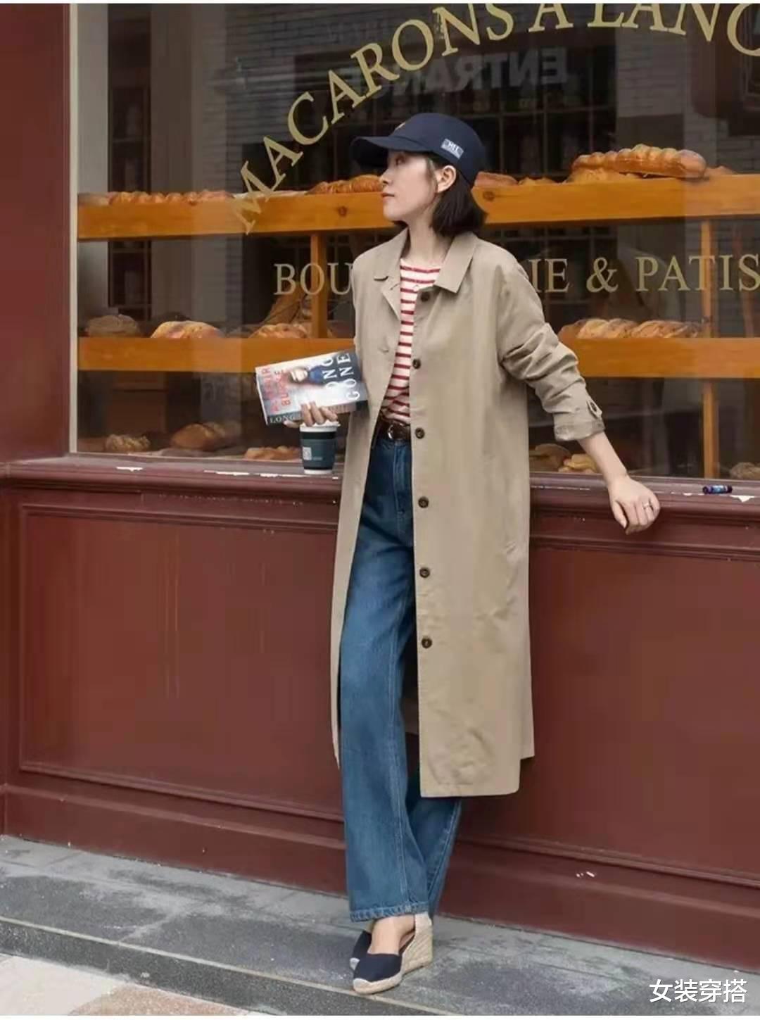 女装穿搭|高腰直筒牛仔裤配什么上衣好看