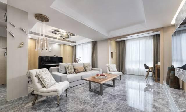 亲爱的，我们家客厅就这样装吧，宽敞、明亮、又大气！