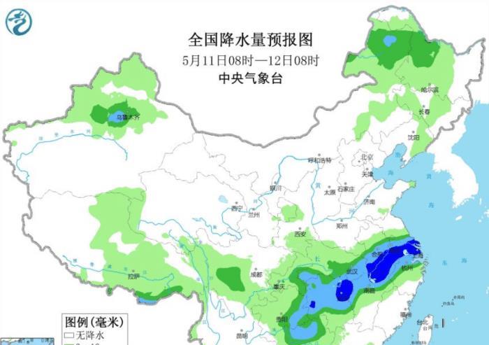 华仔体育说 又一轮大到暴雨+中到大雨,即将“启动”! 5月10~13号,天气预报