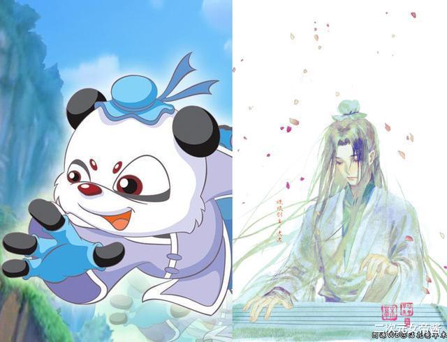 虹猫蓝兔|古风的《虹猫蓝兔》拟人化，大奔潇洒帅气，蓝兔是长发仙女
