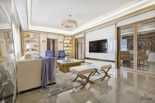 158㎡现代轻奢，时尚优雅的设计，满屋华丽的高级