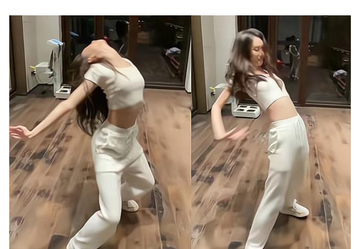 金晨|金晨在家做运动照片，网友：优雅形象碎一地！