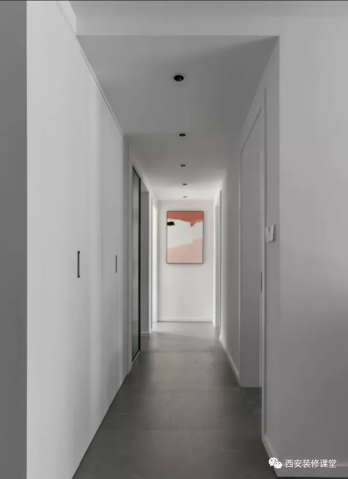 115㎡三室黑白灰，小改动成就衣帽间和干湿分离