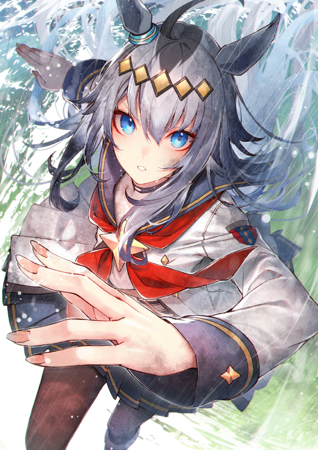 画师|【P站画师】红发少女与绝对领域！日本画师桑島黎音的插画作品