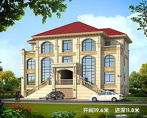 别墅|占地20X12，兄弟双拼小洋房，带地下室，三层四层任选