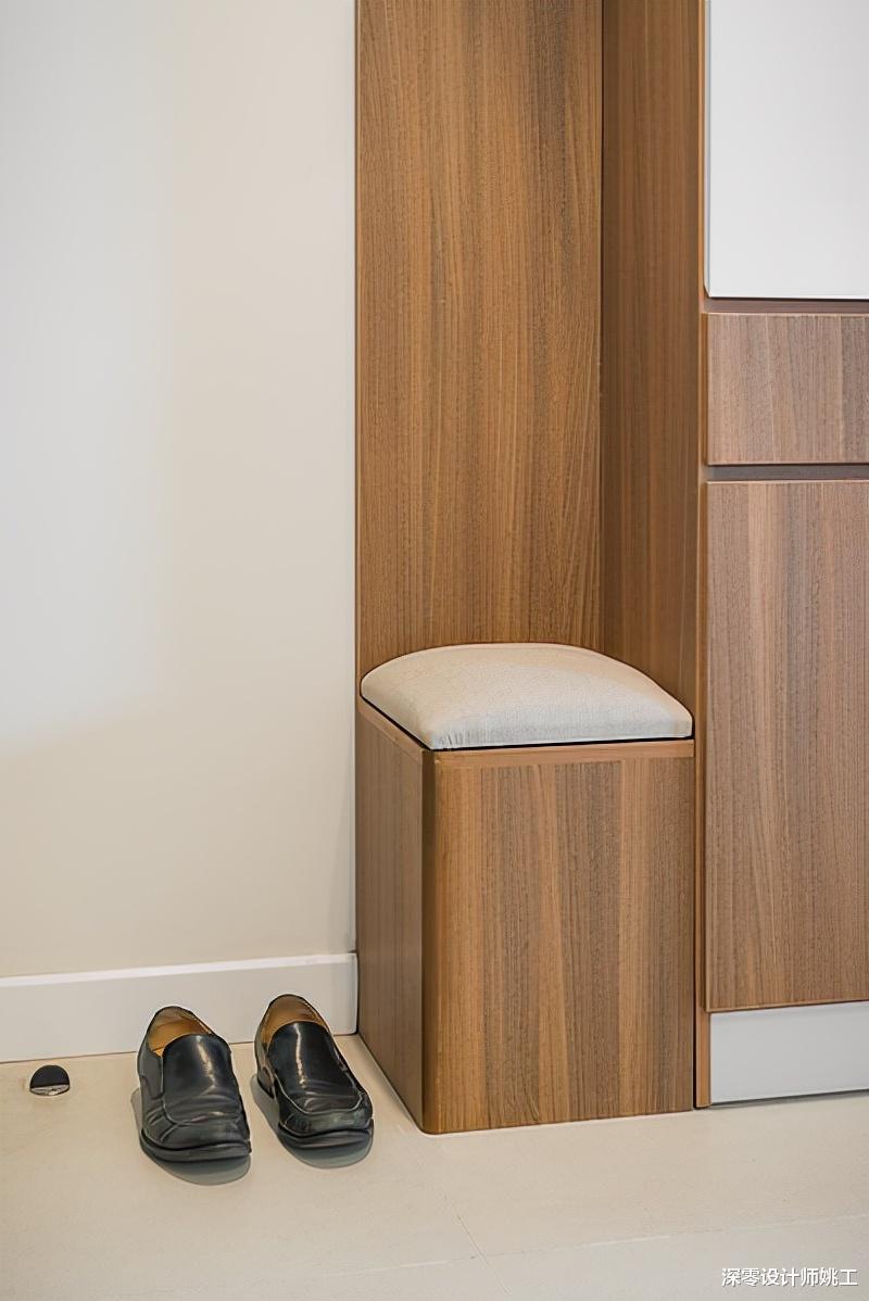 深零设计师姚工|心之所向的3口之家，130㎡不简不奢大横厅一尘不染，光看着就舒服