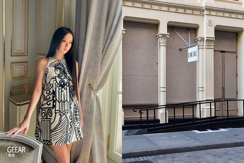 Geear集者 巴黎时装周Ins最高贴文,由Jisoo的她荣登第一!