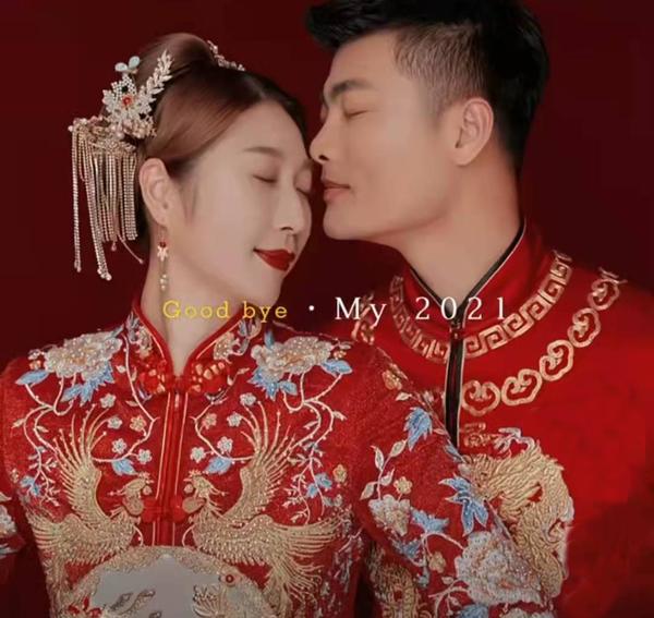 浙江女排|29岁女排主攻晒出婚纱照，丈夫为轮滑名将，曾是浙江女排后排支柱