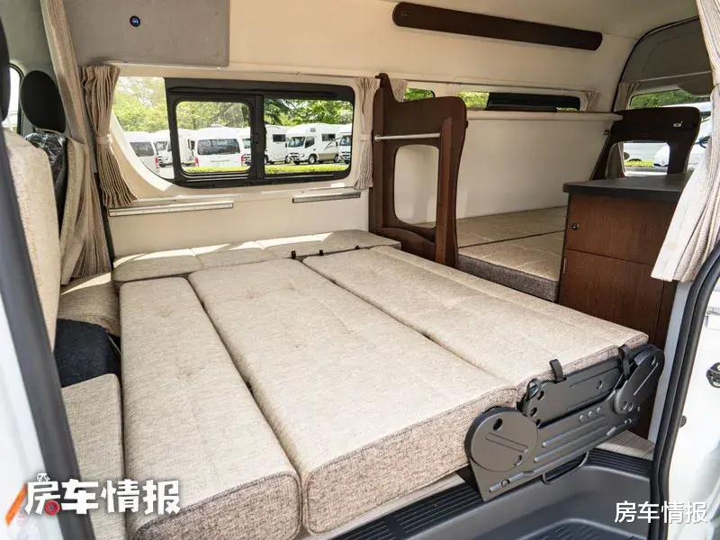 房车|新款海狮房车配2.7L动力，外观就是面包车，内部实现5座5卧真巧妙