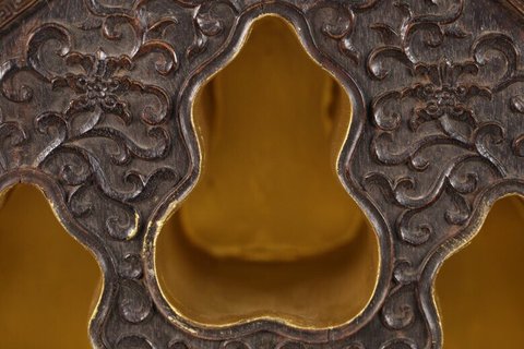 翡翠手镯|清，翡翠手镯，满绿飘紫，满刻祥云图案