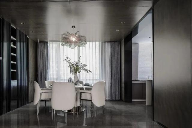 粉色|550㎡现代风别墅，高级灰与水墨色，低调档次的效果很独特