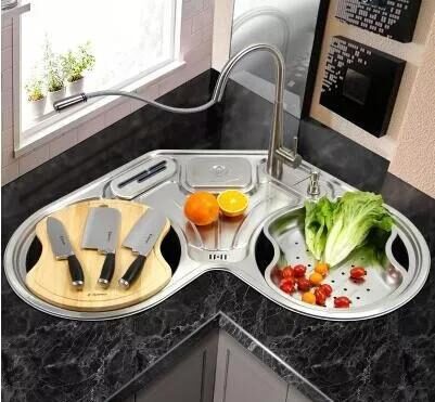 很多主妇都把水槽周边空着，20年老保姆支招，空间瞬间大两倍！