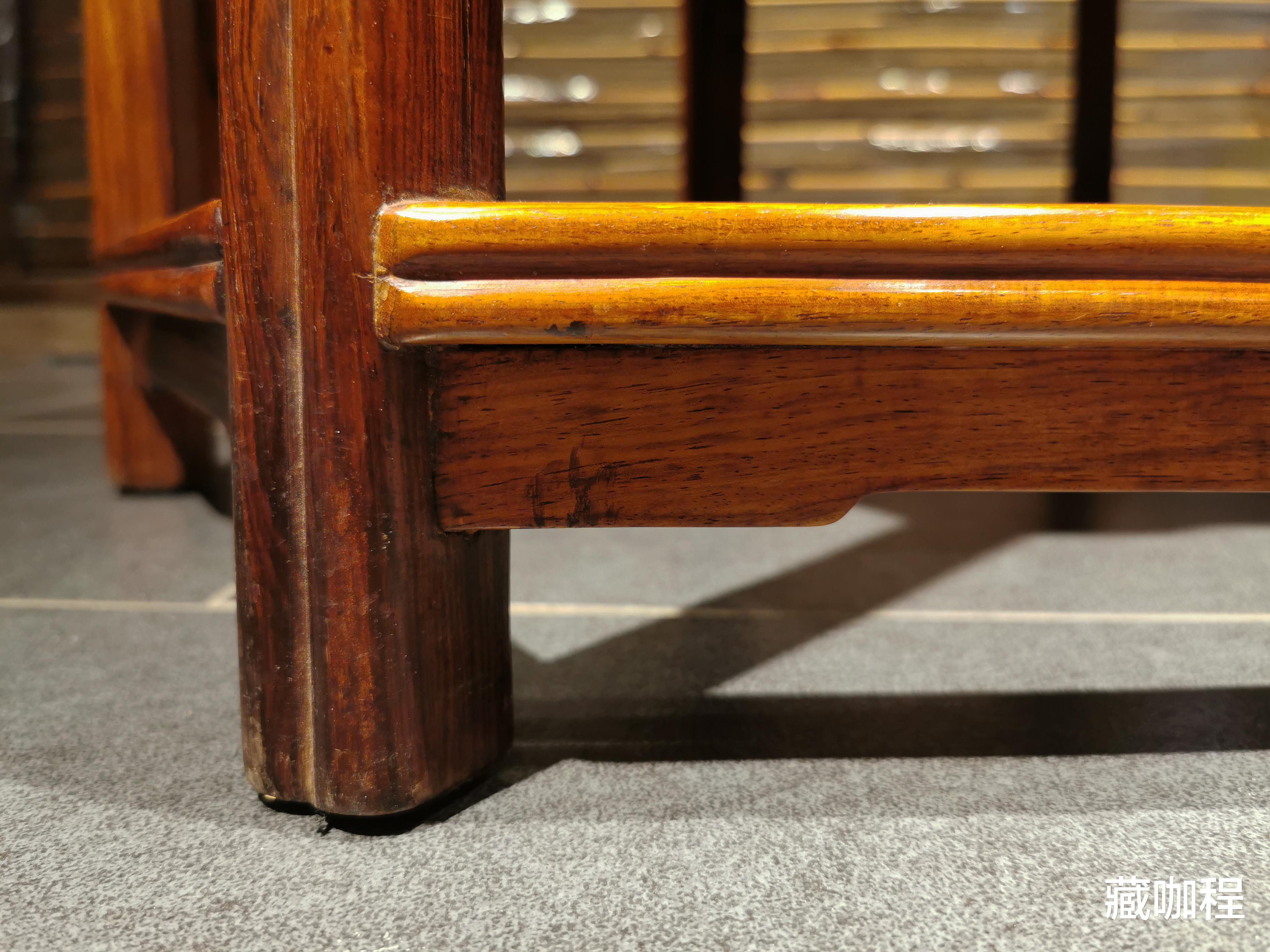 钱币|座下劈料造,黄花梨六方椅主打层次感