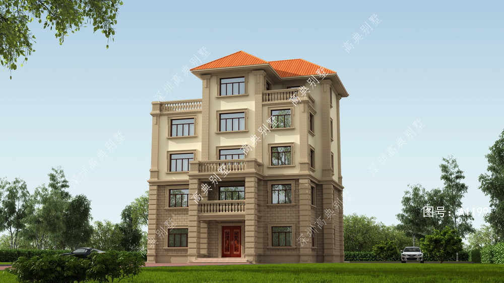 这款欧式别墅设计,生活娱乐两者兼顾,住进去很是舒服。