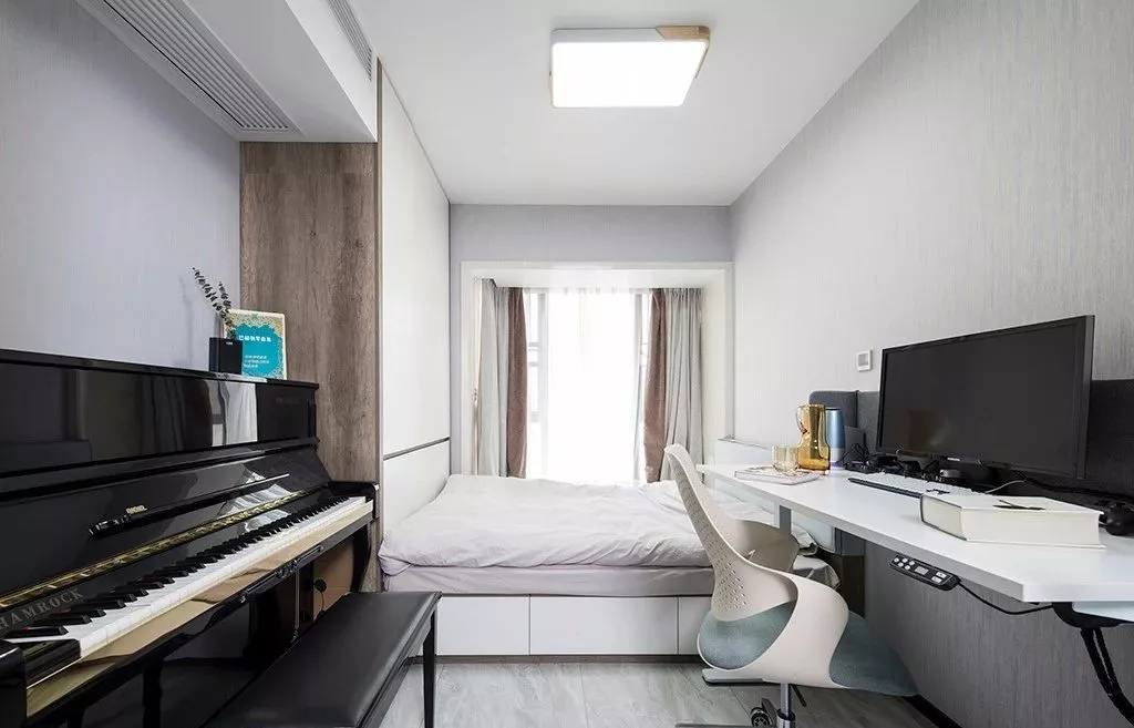 |126平现代简约三室,线条时尚质感高级