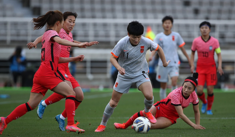 穆里尼奥|奥运会附加赛首回合！中国女足客场2-1韩国队，张馨破门，王霜点射