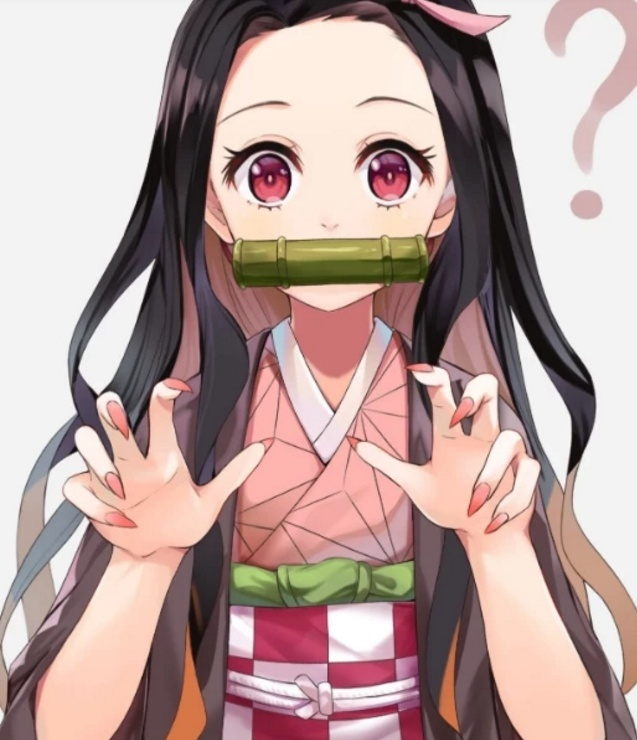 鬼灭之刃|鬼灭之刃：祢豆子为什么不取下竹子？看到取下竹子后：嫁不出去啦