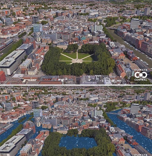 水底奥秘 如果全球气温再继续上升，12张对比照告诉你，2050年世界的样子！