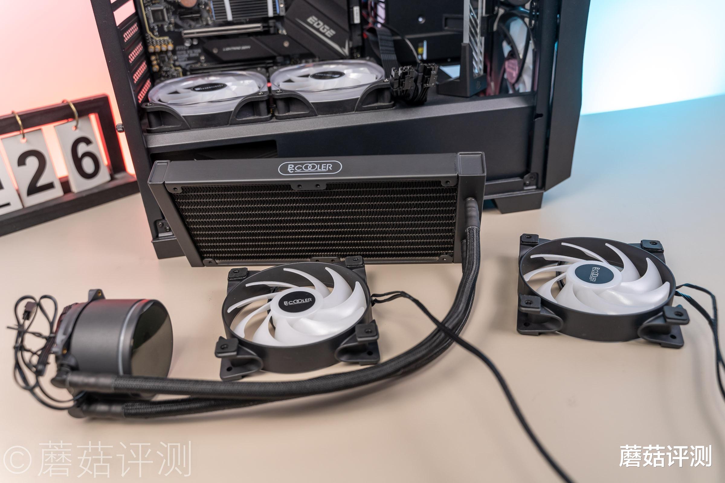 机箱|外观精致,散热表现优秀、超频三凌镜240一体式水冷散热 评测