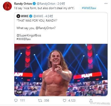 里德尔|里德尔致敬兰迪使出RKO,却遭到毒蛇的无情警告?