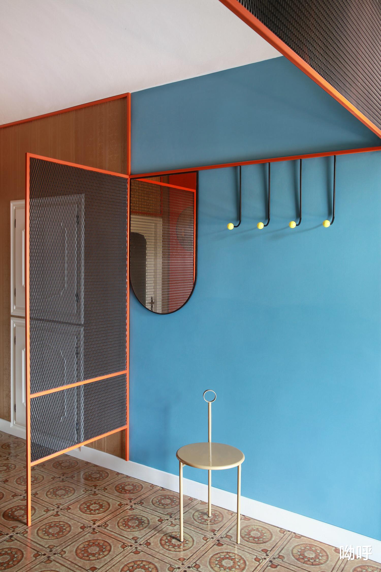 Marcante Testa丨旧房变活力彩色公寓