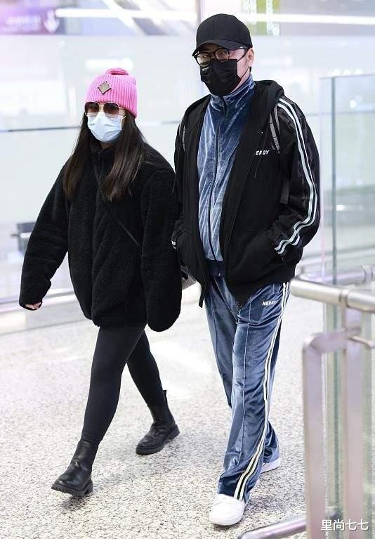 王诗龄|离婚后王诗龄首走机场，12岁身高快超1米7，王岳伦变潮看着像男友