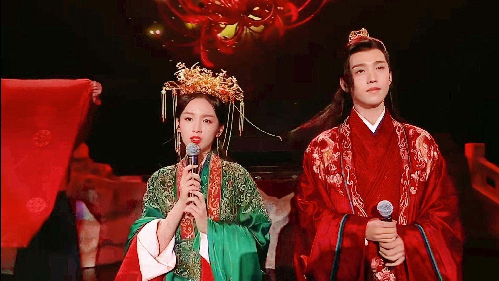 张哲瀚|又哭了！山河令演唱会湘宁完婚，张哲瀚让龚俊送红绳，周也哭了