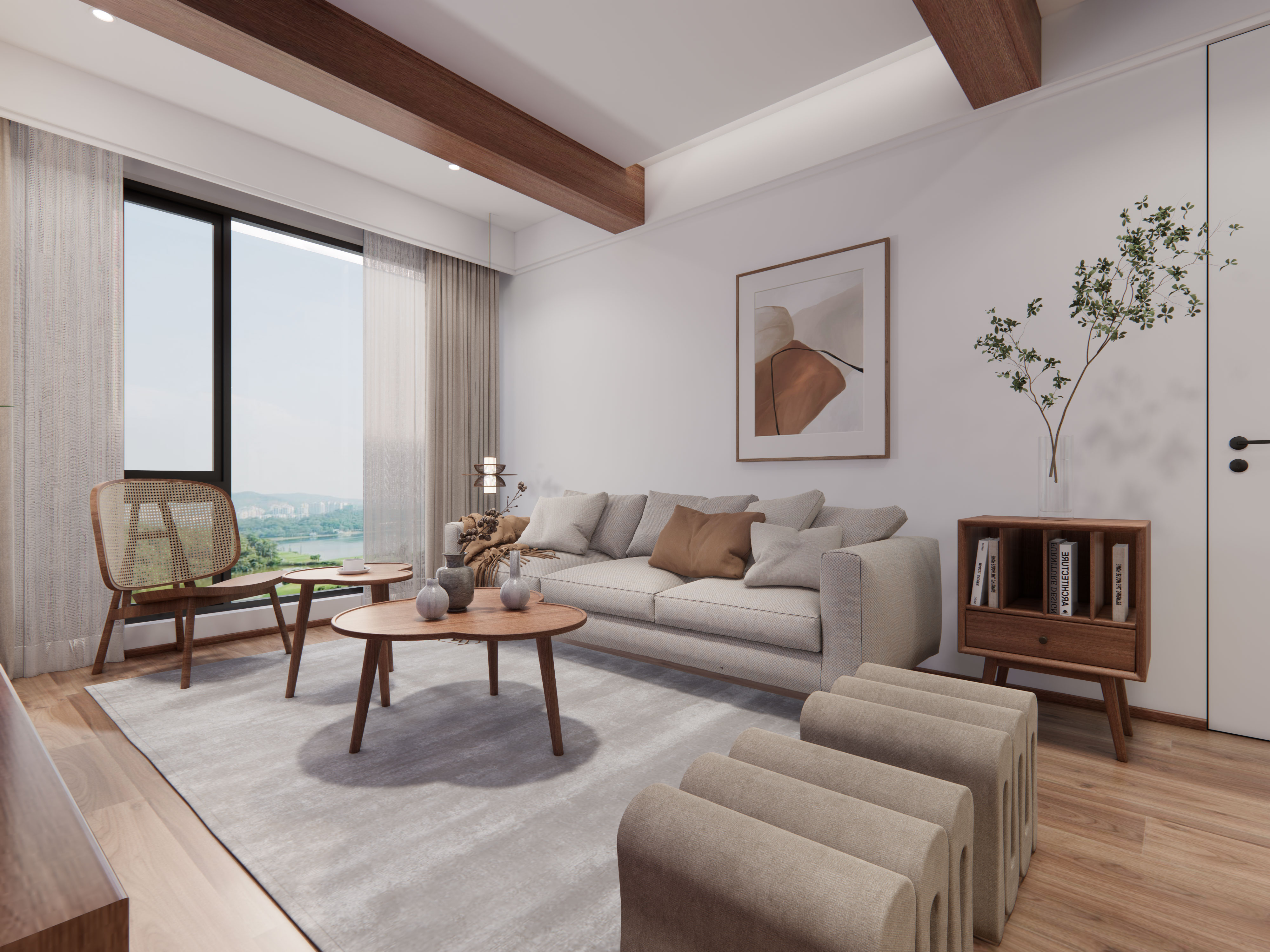 保利观澜90㎡，文艺女青年的安闲