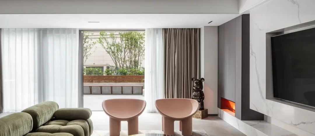 大套间、足采光!110m2满屏艺术感的现代风,看呆了95后的我