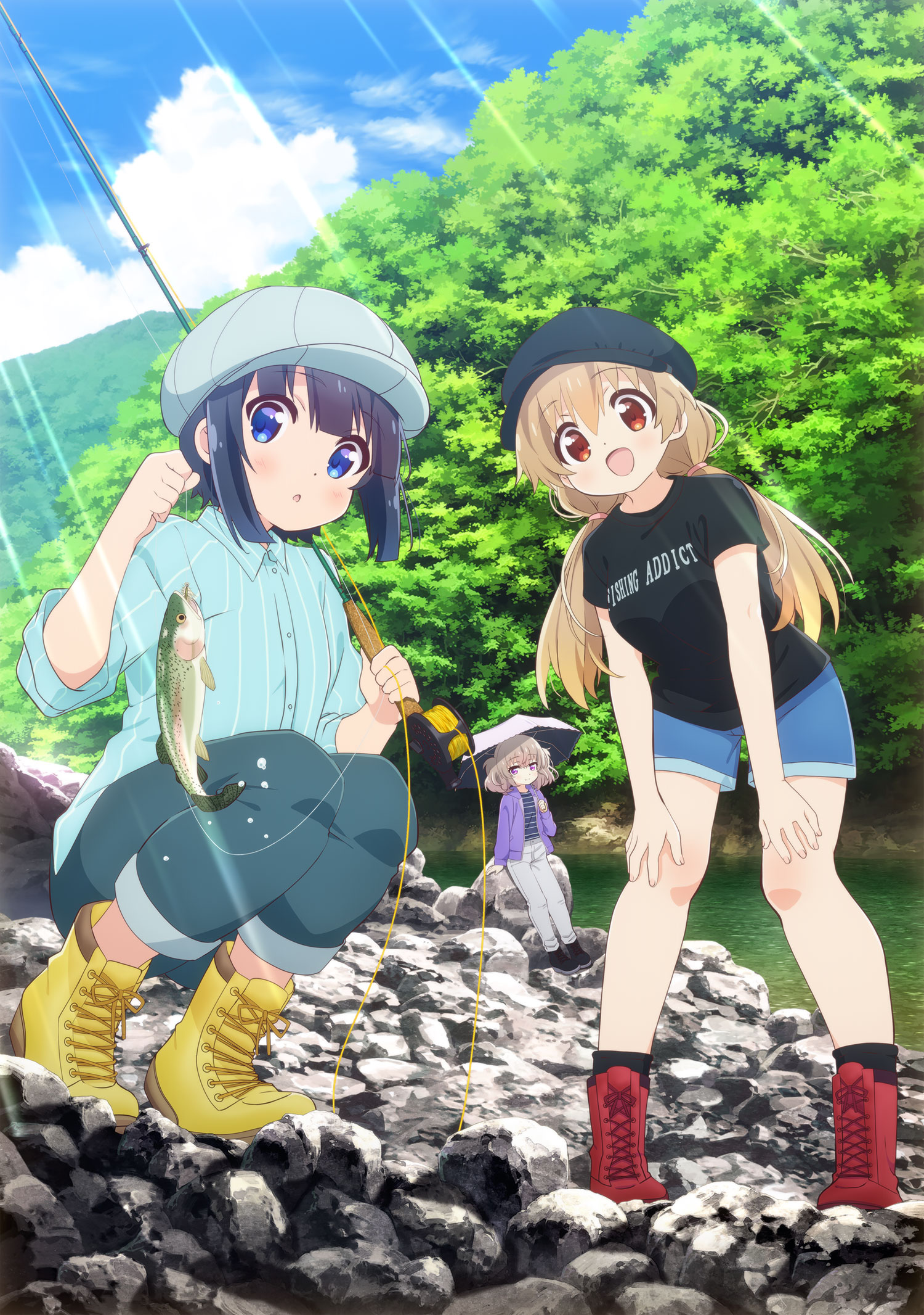 slow loop|2022年1月新番动画，女孩子贴贴的《SLOW LOOP》，一起来钓鱼吧