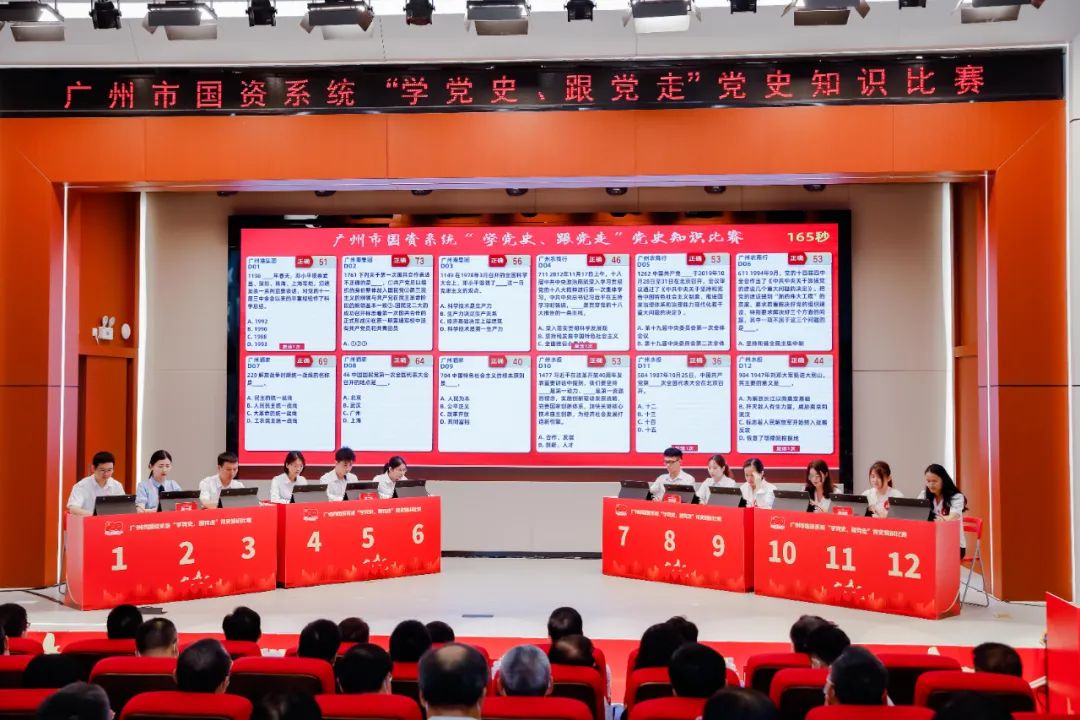 广州国企党建 学百年党史 展国企新风——广州市国资系统“学党史 跟党走”党史知识比赛在广州工控成功举办