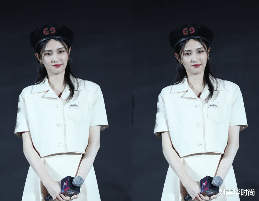 帽子|白鹿脸上的婴儿肥还挺明显的,但戴帽子是真显脸小,有种复古范