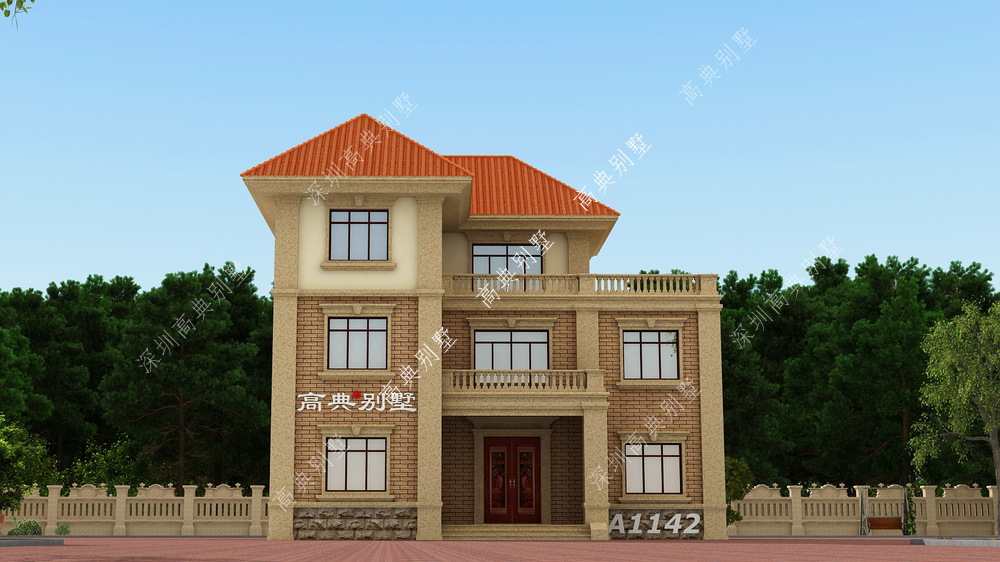 |三层欧式自建房，满足一家人的居住生活
