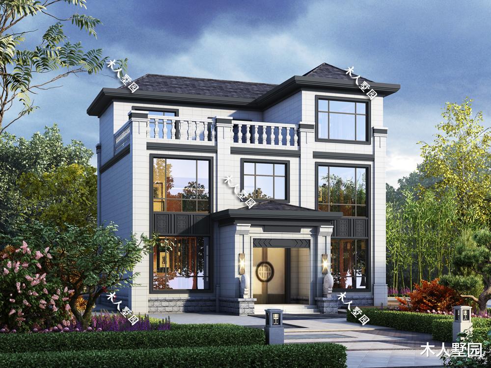 |3栋新中式别墅的领导者,未来农村因为它们,将更值得大家向往