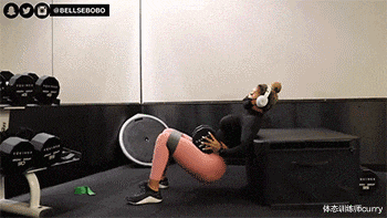 哑铃|如何只用一对哑铃,把臀练得又圆又翘!