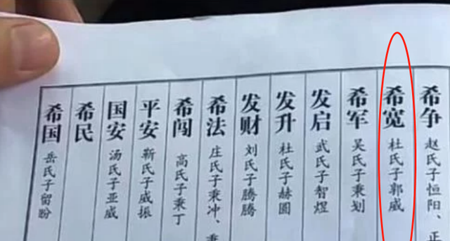 郭希宽|郭家族谱曝光，郭希志没在榜上，难道她和郭希宽没有任何关系？