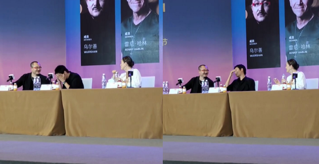 原来我很爱你|55岁巩俐造型太性感！穿高开衩裙秀细白腿，陈坤与其热聊含羞捂脸