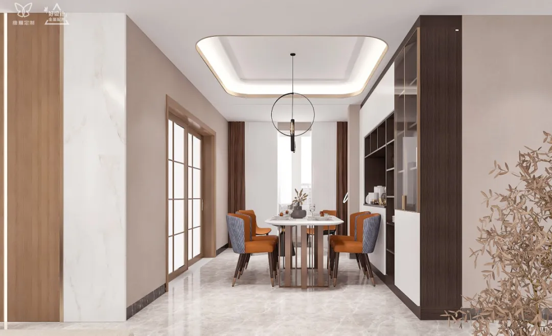 |沙发不是非得靠墙,30个绝美客餐厅设计案例,赶紧收藏!