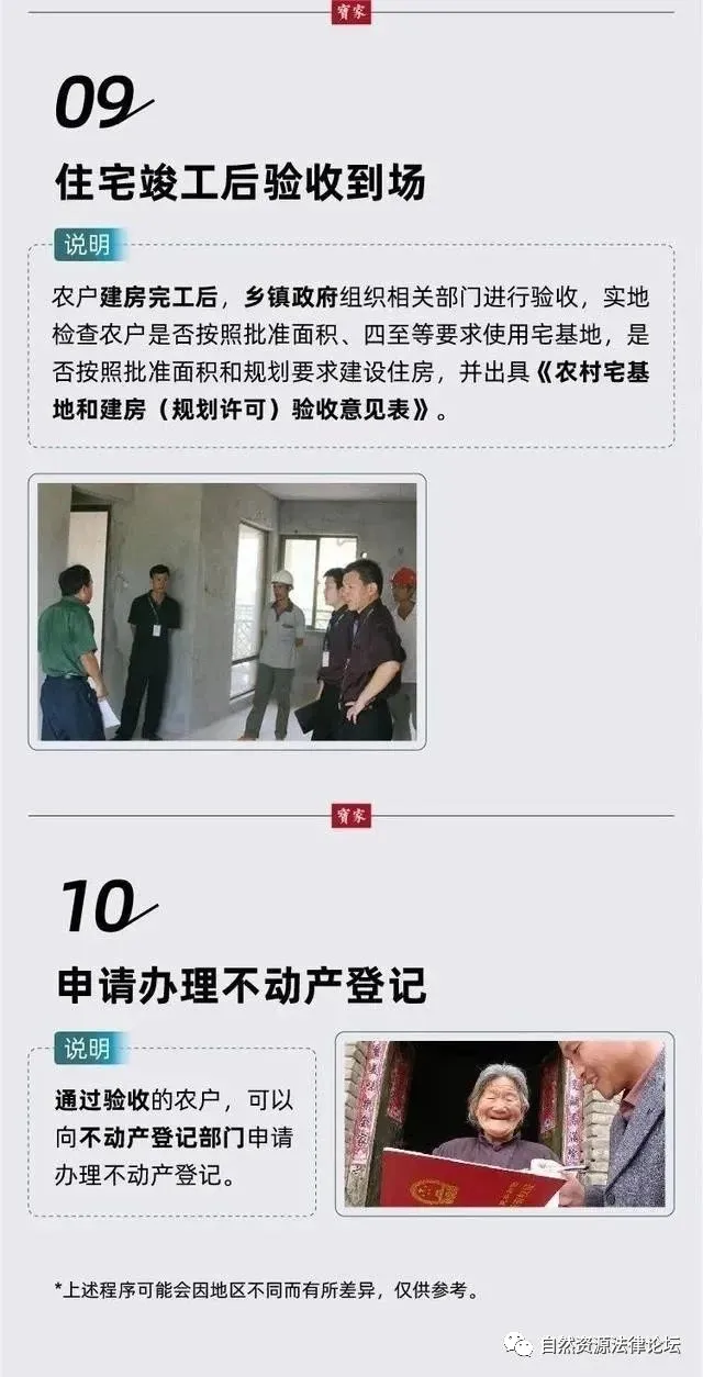 法制播报 农村宅基地申请、审批、登记有关政策（附简易流程图）