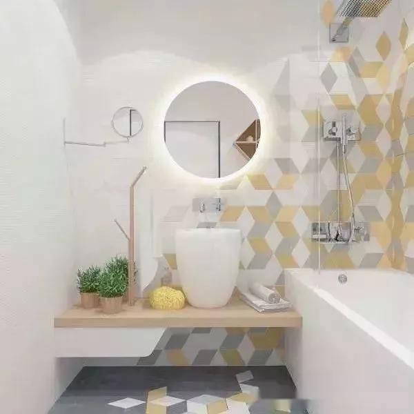 卫生间的别样设计,只要贴对砖,你家也可以这么高大上