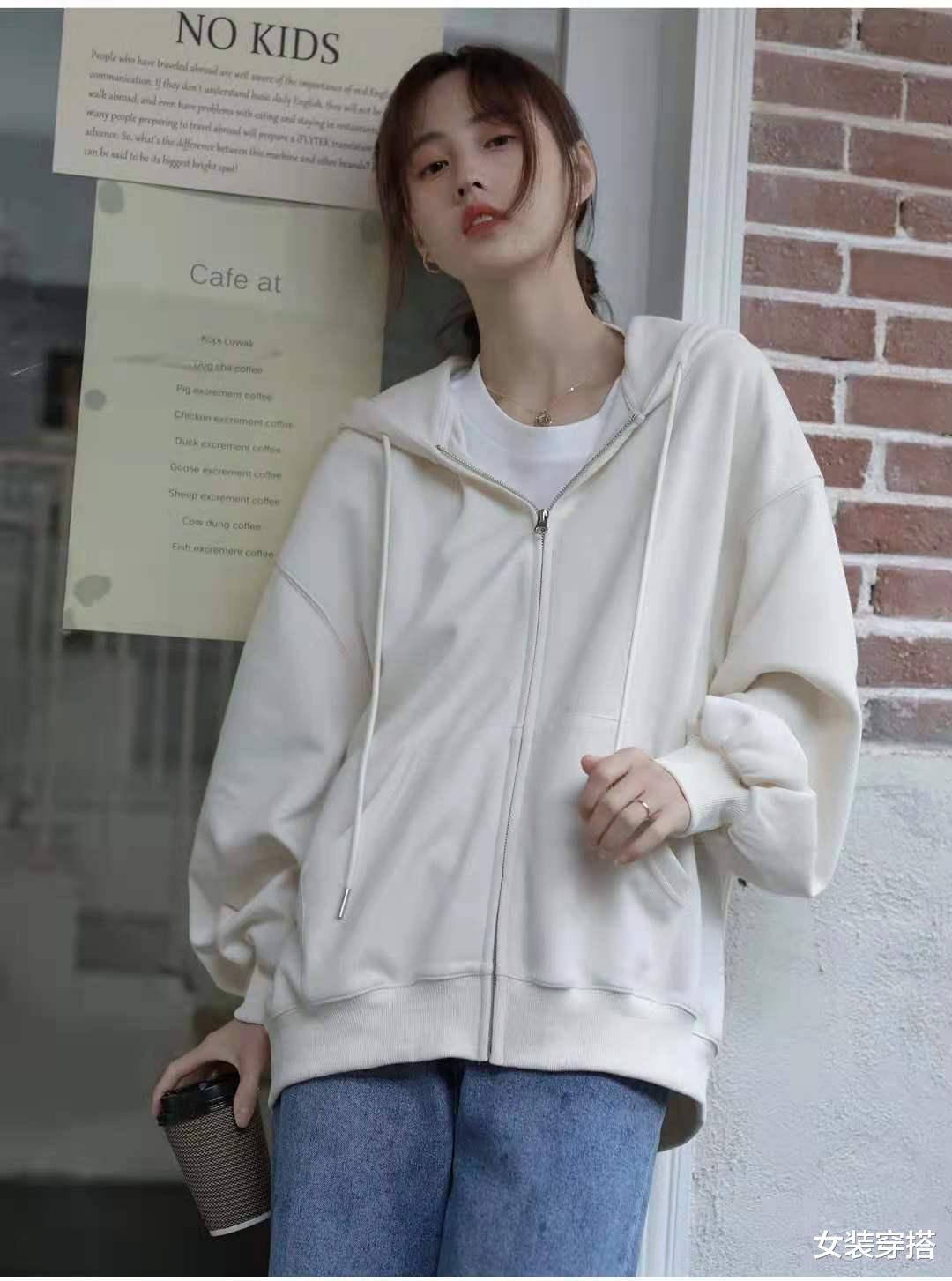 女装穿搭|卫衣外套怎么搭配裤子好看