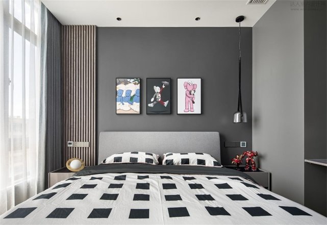 |127平低调奢华的现代简约风四居室,一种开心的生活方式