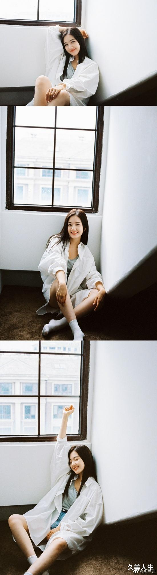 魏无羡|李兰迪晒二十二宫格写真 手捧蛋糕为自己庆生