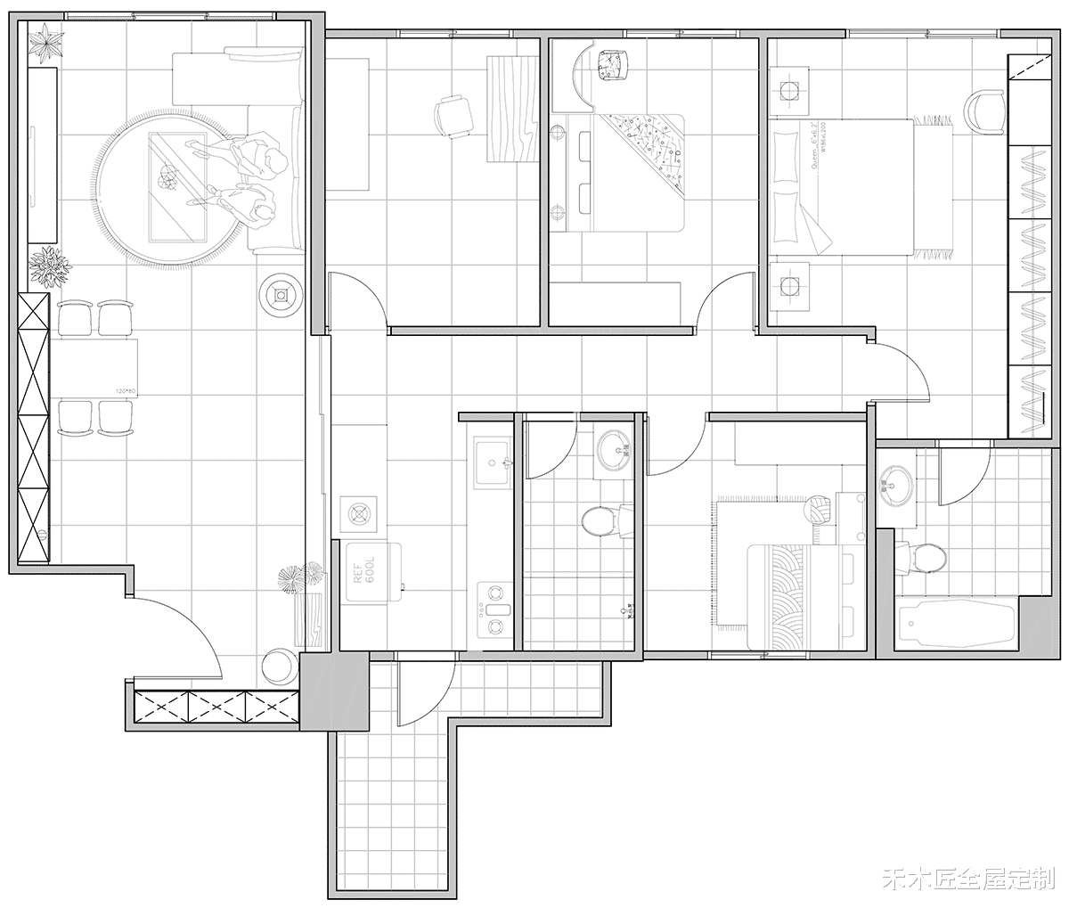 纯白+原木，打造清新治愈的家，同样简约有格调！