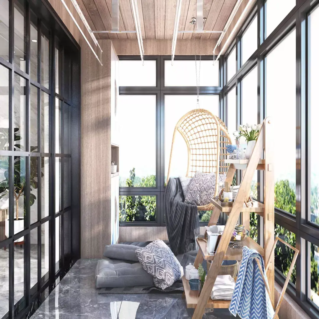 好几万的阳台你却用来堆杂物,晾衣服?太浪费了!