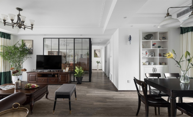 150平美式轻奢三居室，将设计融入生活全身心地放松，何不乐哉