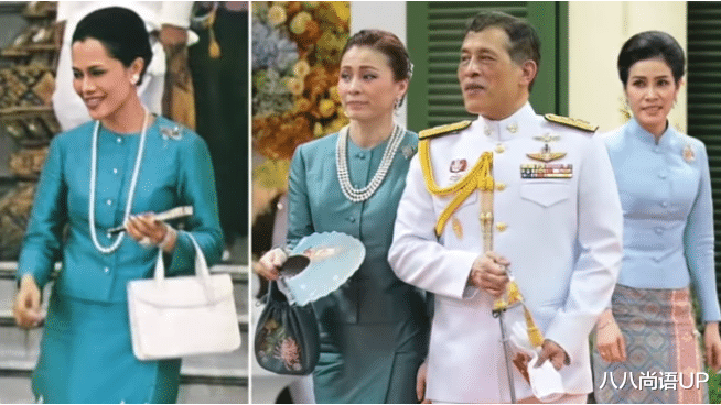 八八尚语UP|苏提达晒完豪宅后晒美照,穿紫色套装裙高贵典雅,曾撞衫婆婆完胜