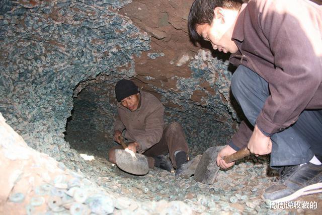 古钱币|一坑发现百吨古钱币，9个钱窖找到了6个，剩下3个何时才能发现