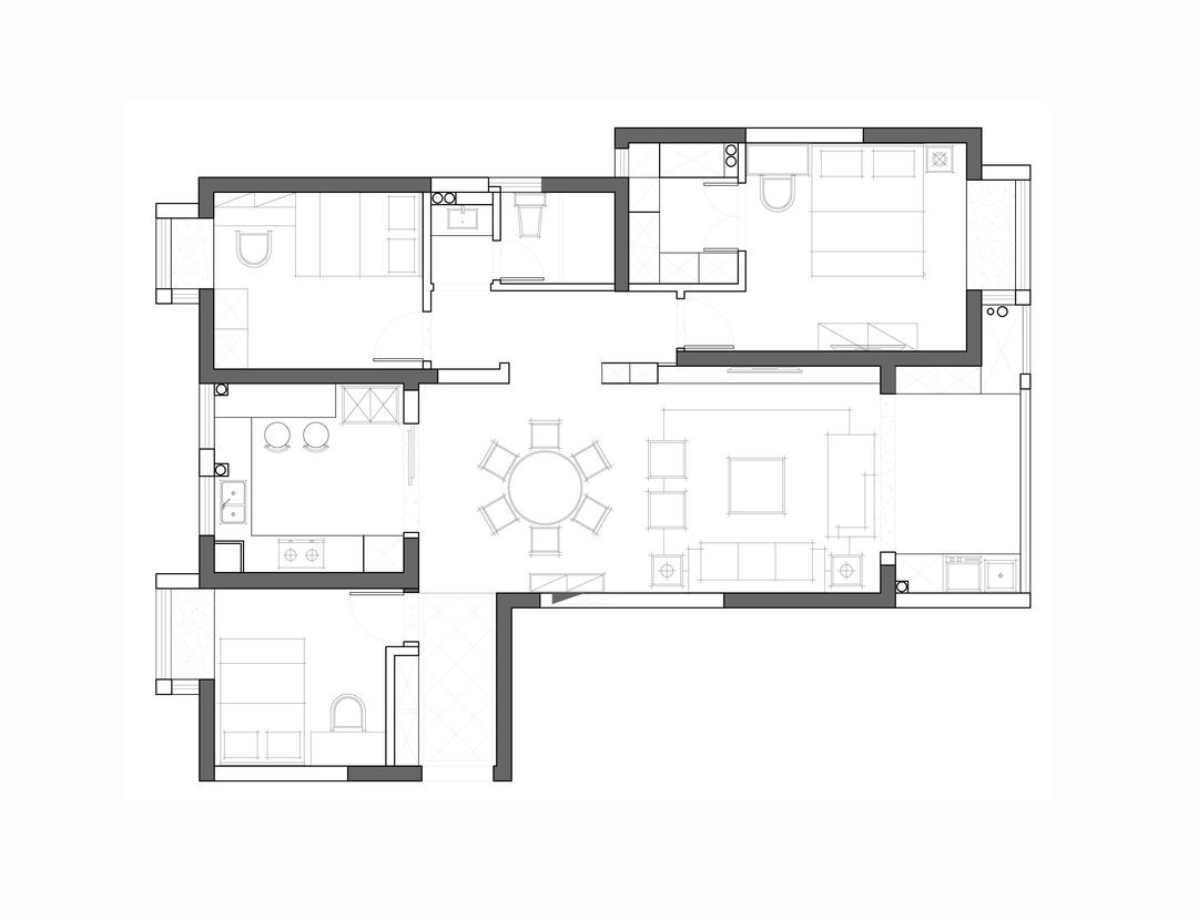 家居超人|深蓝色调构造的空间，恬淡舒适又精致，这份归属感让人很安心